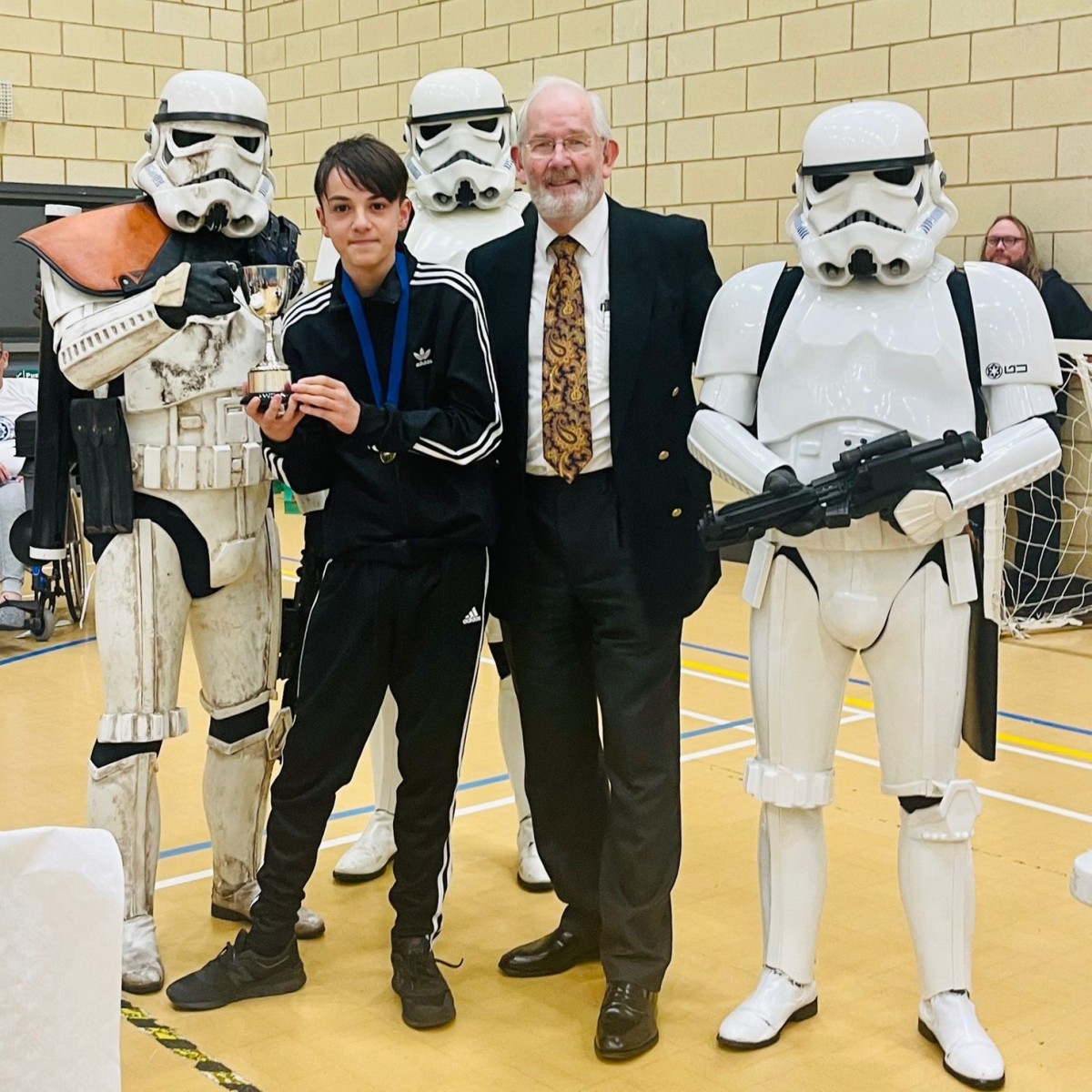 Evren with Keith Beer and Stormtroopers - National Championships 2022
